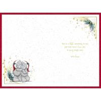 One I Love Verse Me to You Bear Christmas Card Extra Image 1 Preview